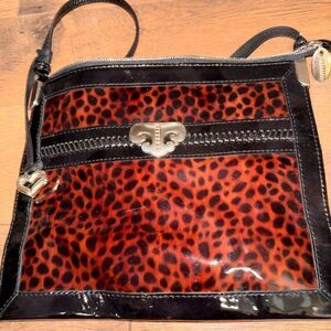 Brighton Brown Monogrammed Handbag